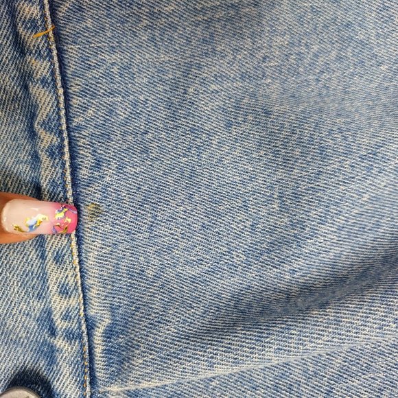 Vintage Armani Jeans Denim Jacket Reversible Mens 34 Blue Made in Italy - small - Picture 14 of 16